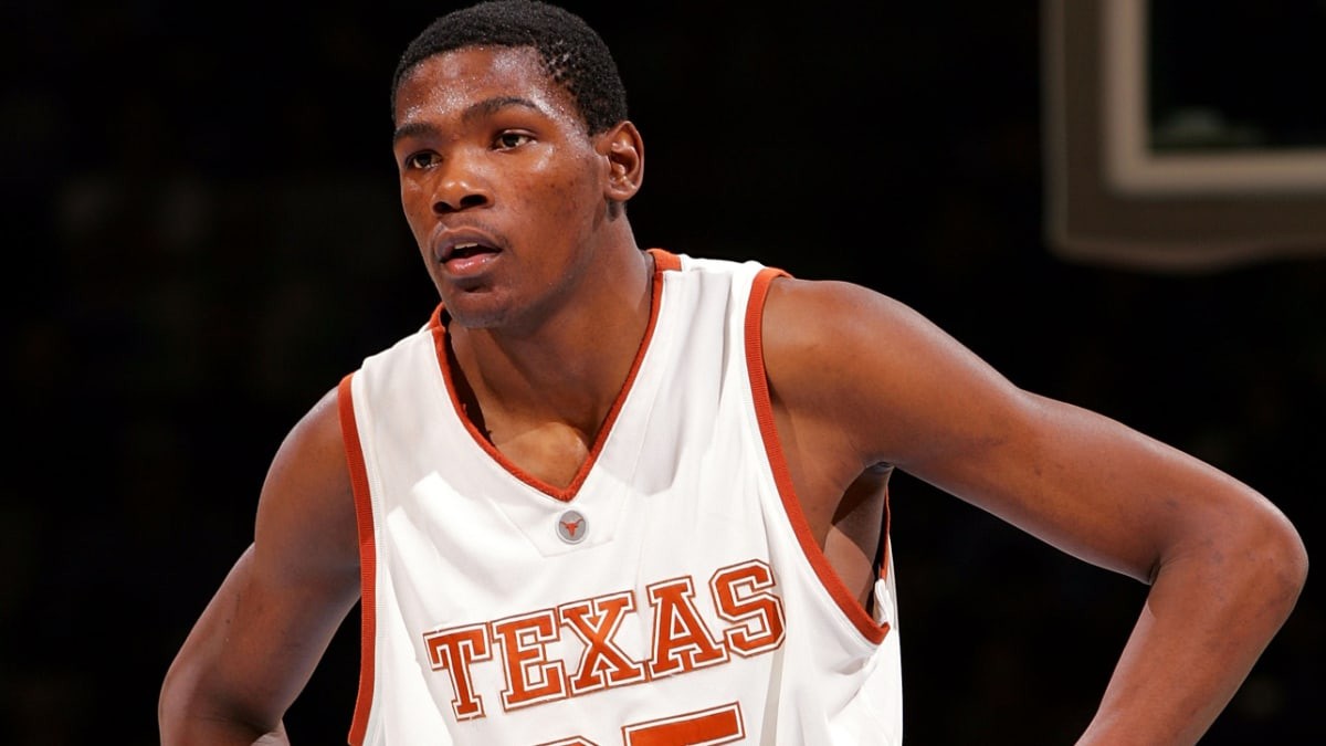 Kevin Durant for the Texas Longhorns in college via Twitter