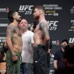 Anthony Hernandez vs Josh Fremd UFC 273 ceremonial weigh ins
