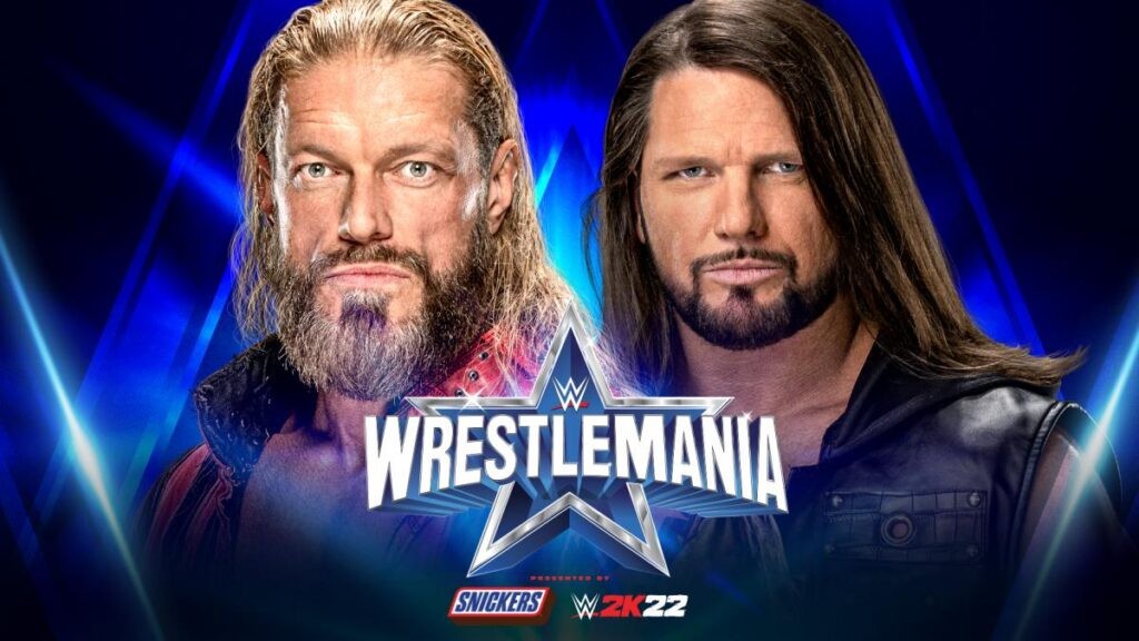 Edge vs AJ Styles WrestleMania 38