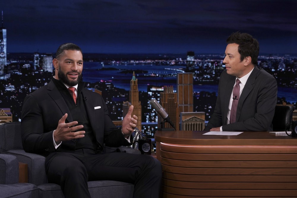 Roman Reigns at the Tonight Show Starring Jimmy Fallon