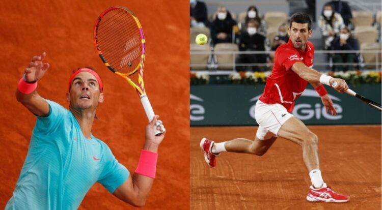 Start time and broadcasting rights for Rafael Nadal and Noak Djokovic's 3rd round match at the Roland Garros.