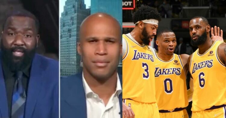 Richard Jefferson, Kendrick Perkins, and the Los Angeles Lakers via Twitter