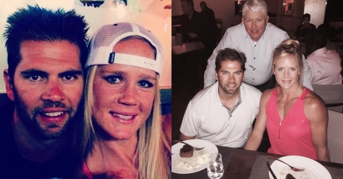 Holly Holm with her husband