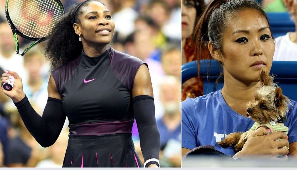 Serena Williams shows support to her former physical therapist, Esther Lee.