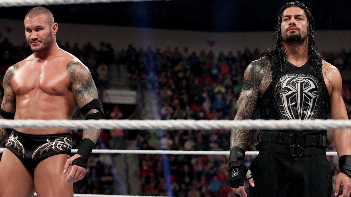 Randy Orton and Roman Reigns in 2015