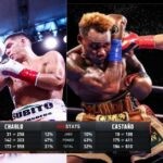 Jermell Charlo vs Brian Castano rematch punching stats