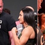Rose Namajunas vs Carla Esparza face-off ahead of UFC 274