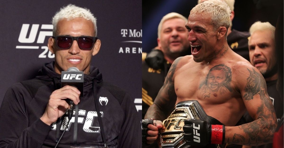 Charles Oliveira on dying his hair before fights in an interview