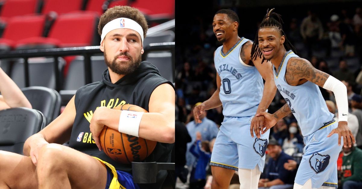 Klay Thompson sidelines and Grizzlies