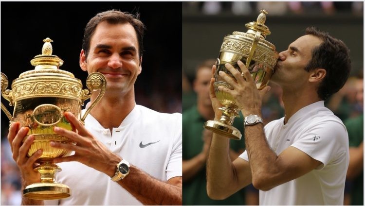 Most no. of Wimbledon title wins - Roger Federer.