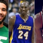 Jayson Tatum, Kobe Bryant and Michael Jordan