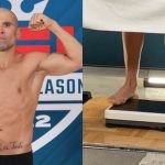 Jeremy Stephens on the scale