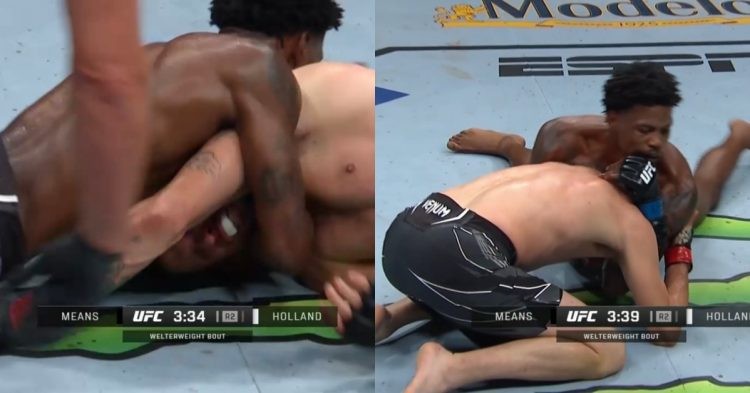 Kevin Holland submits Tim Means