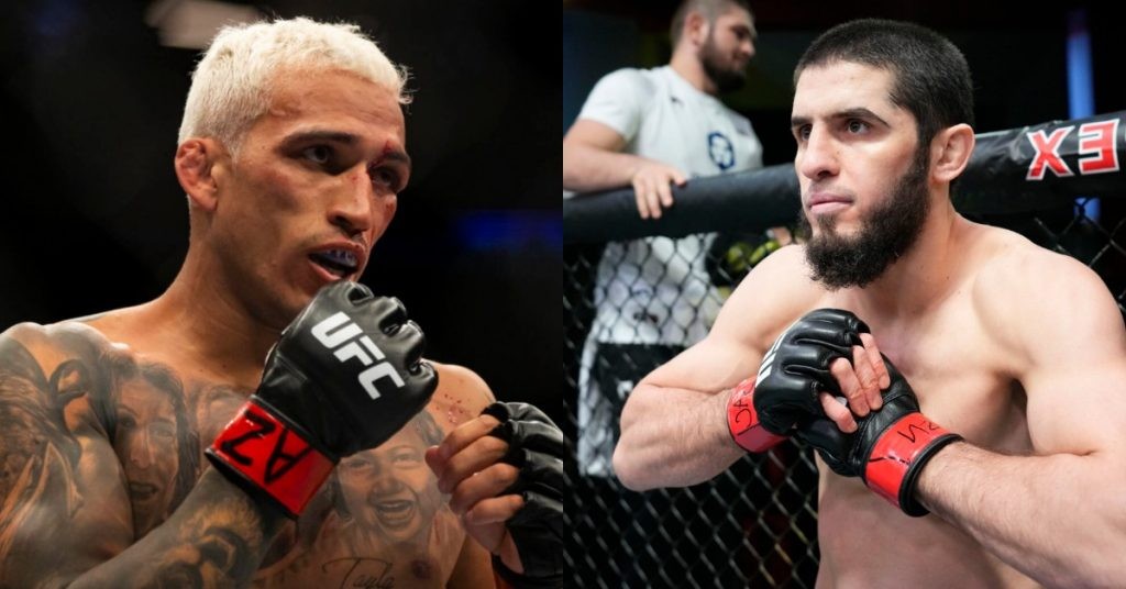 Charles Oliveira vs Islam Makhachev for the vacant lightweight belt at UFC 281?
