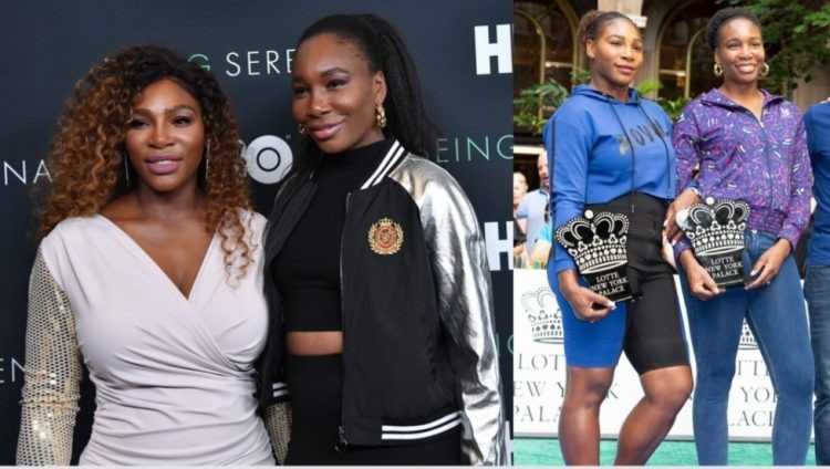 Venus Williams expresses happiness on Serena's win.