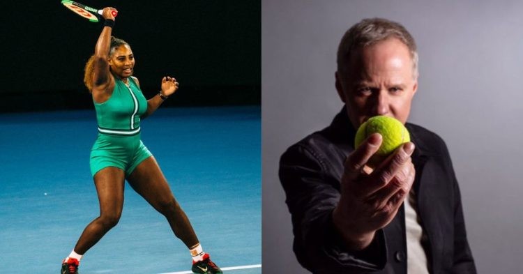 Serena Williams and Steve Flink