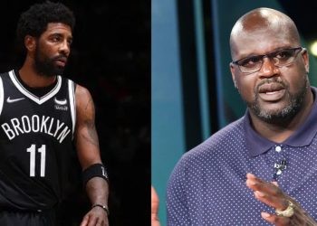 Kyrie Irving and Shaquille O'Neal