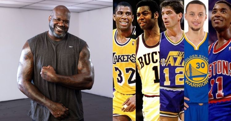 Shaquille O'Neal and all great NBA point guards