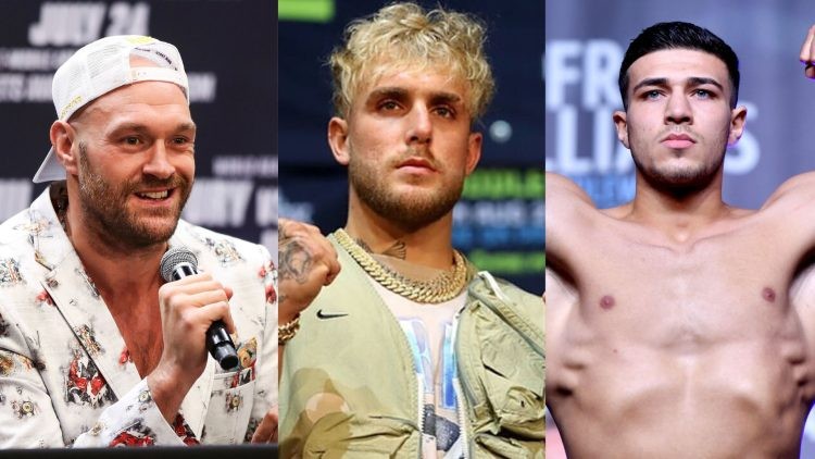 Tyson Fury, Jake Paul and Tommy Fury