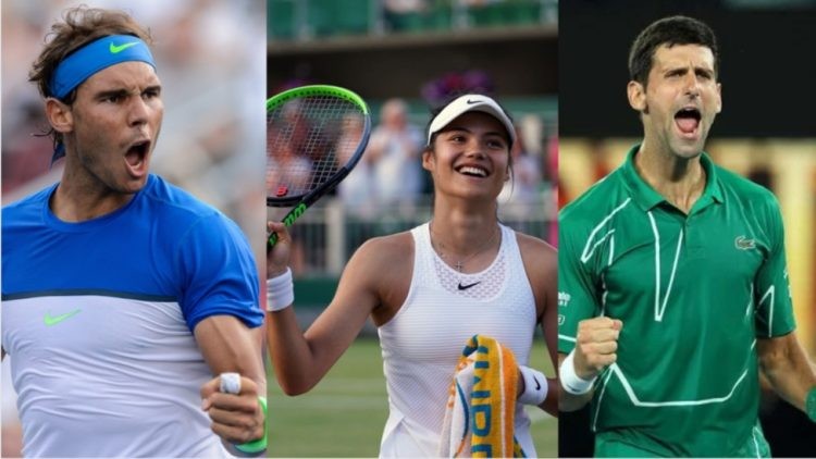 Emma Raducanu's admiration for Rafael Nadal and Novak Djokovic's playing technique.