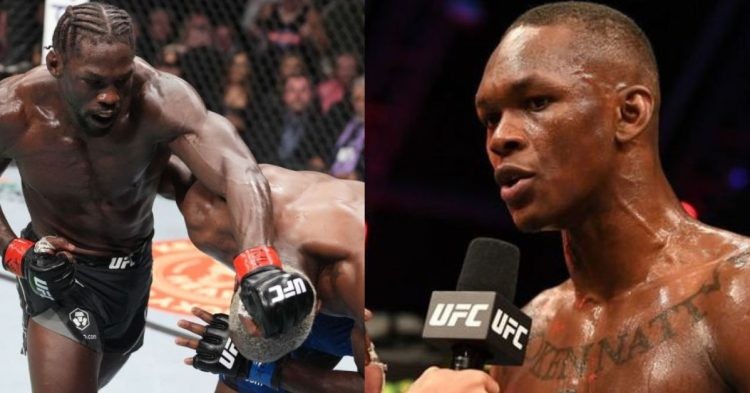 Israel Adesanya comments about Jared Cannonier's power in an interview