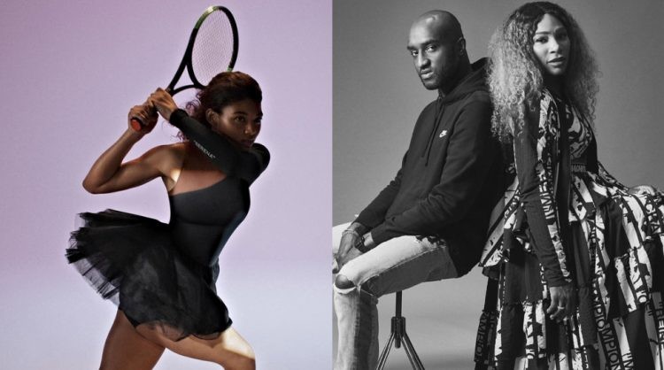 Serena Williams pays tribute to Virgil Abloh.
