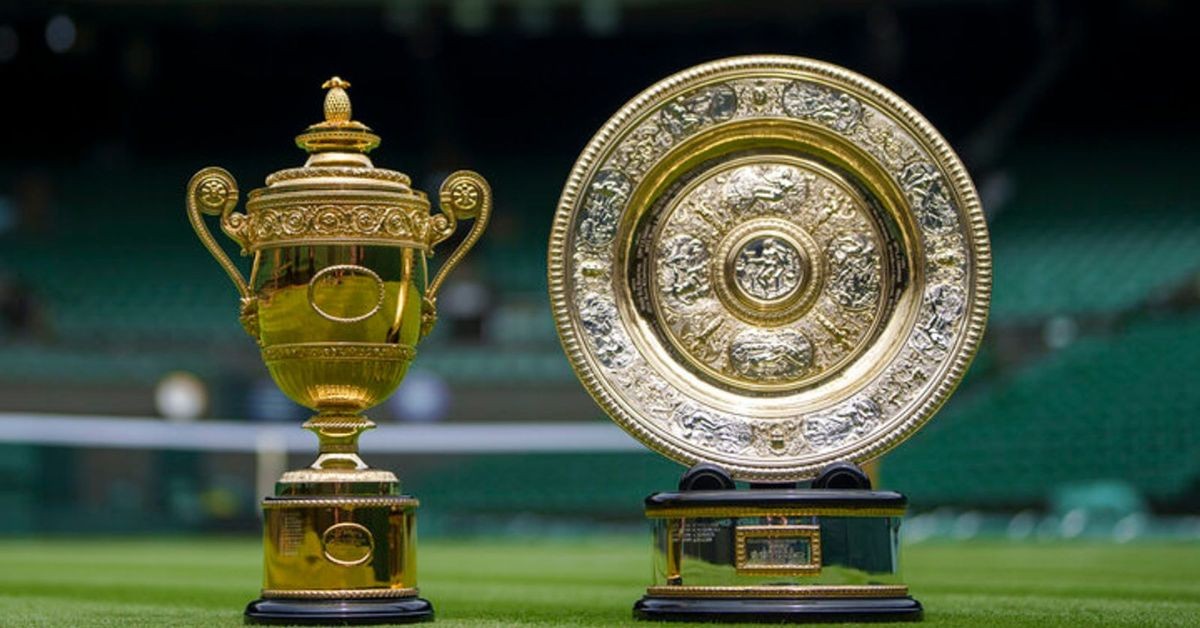 Wimbledon trophies