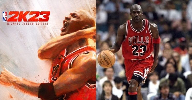 Michael Jordan in NBA 2K and in real life