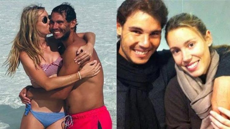 Rafael Nadal and his sister Isabel Maria