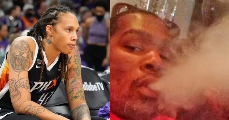 Brittney Griner and Kevin Durant getting high