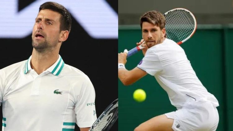 Novak Djokovic and Cameron Norrie