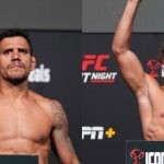 Rafael Dos Anjos and Rafael Fiziev weigh in