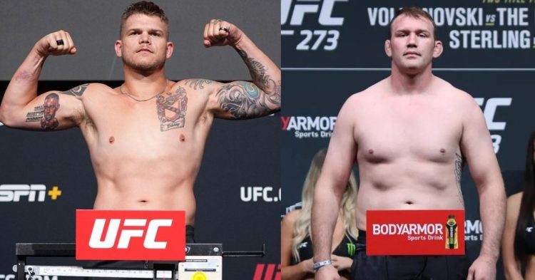 Jared Vanderaa and Chase Sherman weigh in at UFC Fight Night