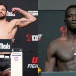 David Onama weighs in for UFC event