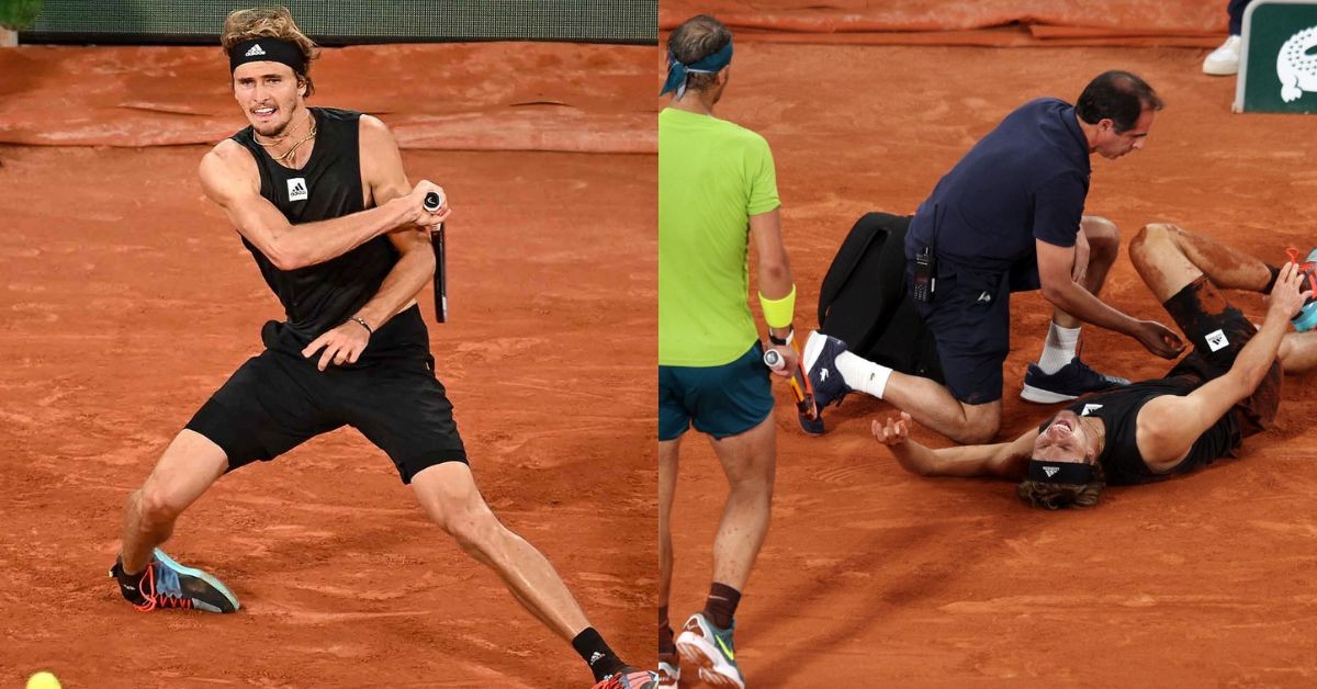 Alexander Zverev's injury at the French Open