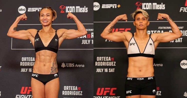 Michelle Waterson weighs in for UFC Long Island