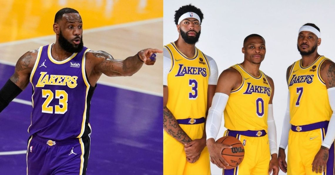 LeBron James and Lakers team