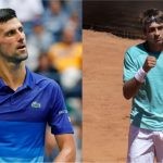 Novak Djokovic and Flavio Cobolli