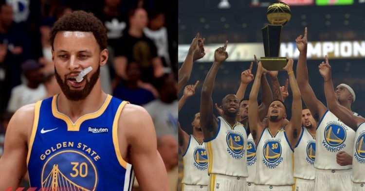 NBA 2K23 Stephen Curry and Golden State Warriors