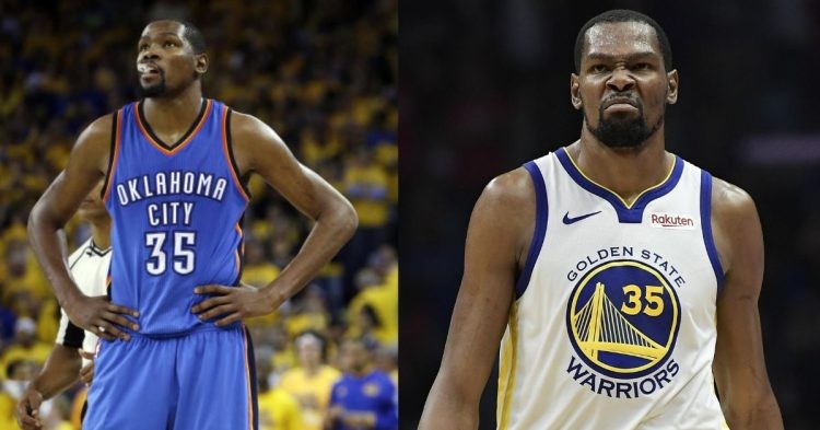 Kevin Durant in OKC and GSW