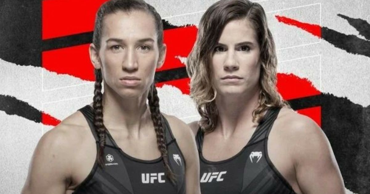 UFC London poster : Mandy Bohm vs Victoria Leonardo