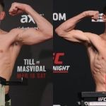 Nathaniel Wood weighs in for UFC event