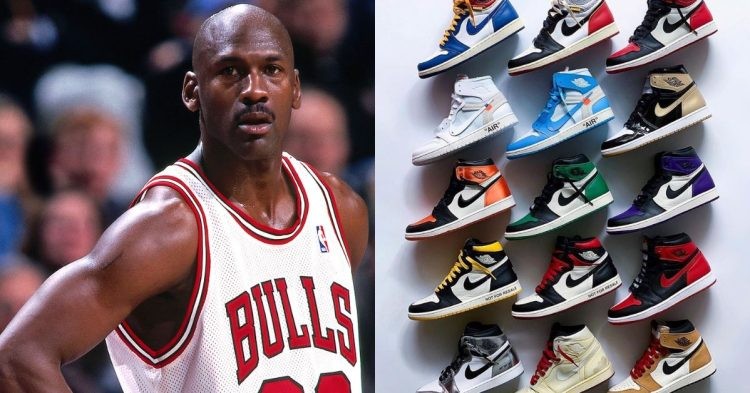 Michael Jordan and Air Jordan shoes