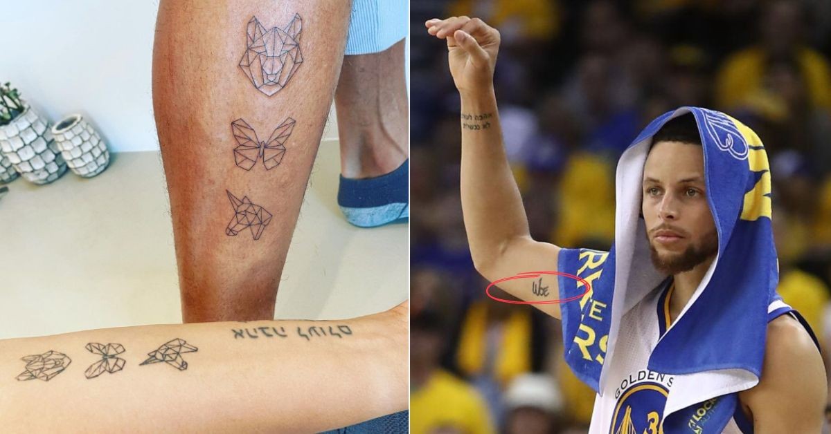 Stephen Curry matching tattoo with wife Ayesha (1)