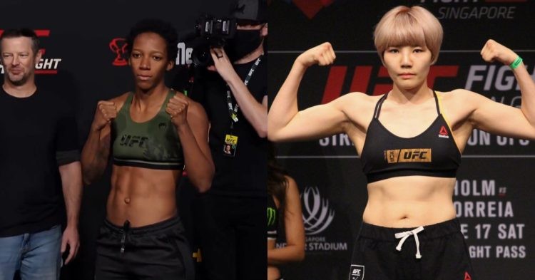 Joselyne Edwards weighs in for UFC event