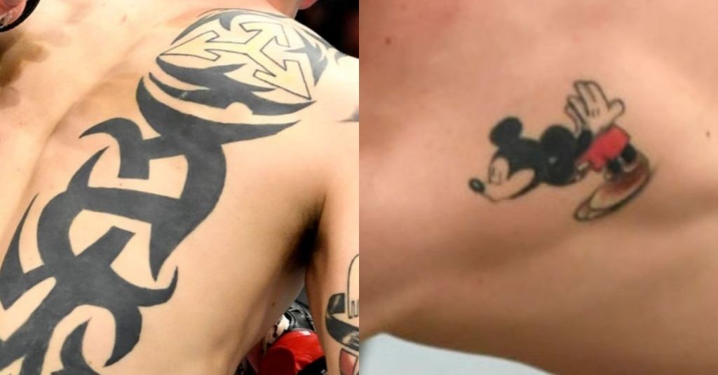 Brandon Moreno shoulder tattoos