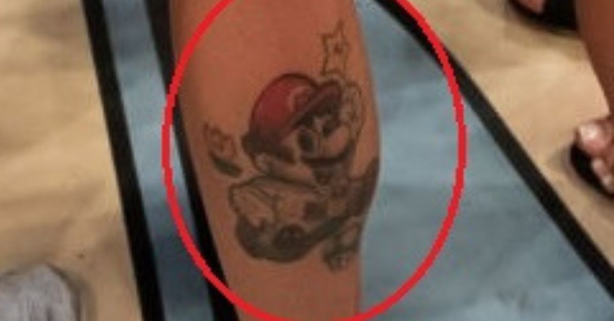 Super Mario tattoo