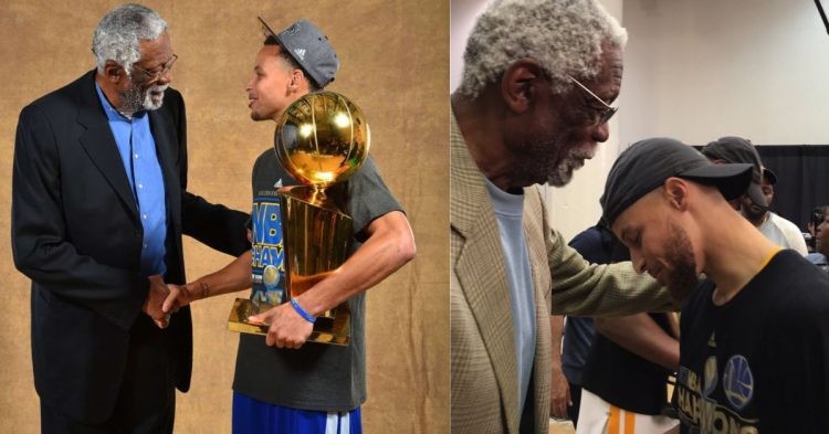 Bill Russell and Stephen Curry