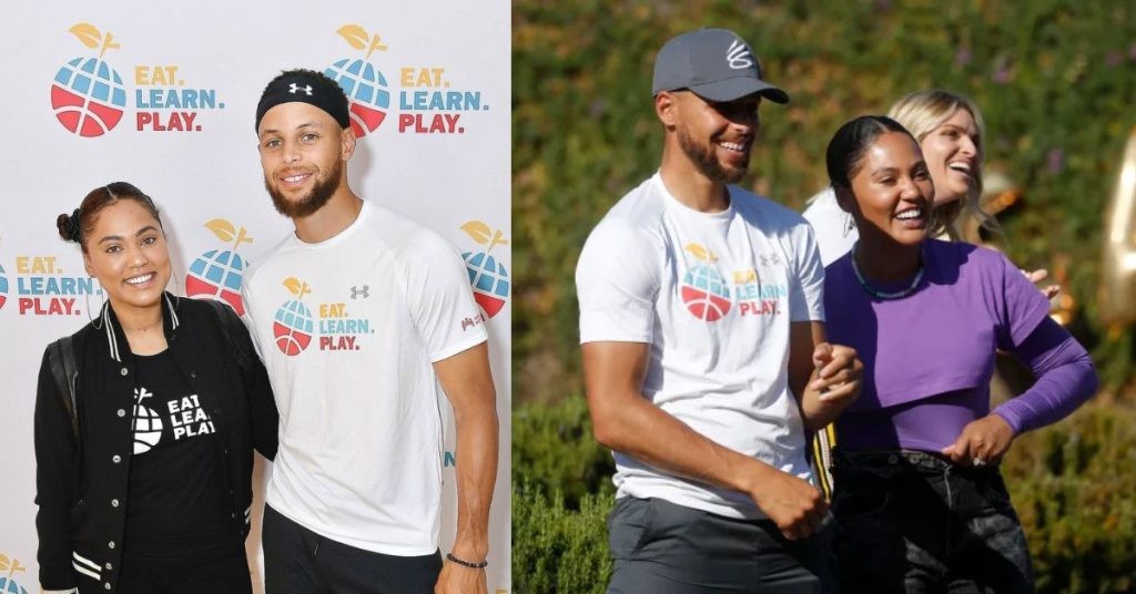 Stephen Curry and Ayesha Curry for Eat.Learn.Play