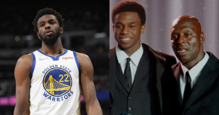 Andrew Wiggins and his dad Mitchell Wiggins